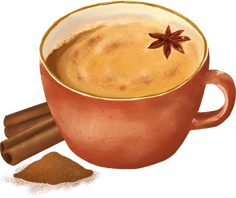 Chai Tea Illustration