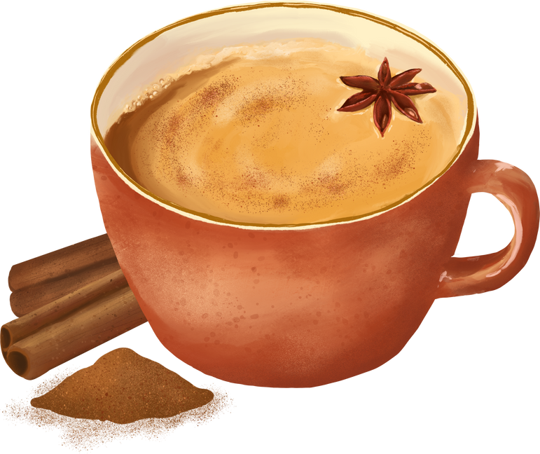 Chai Tea Illustration